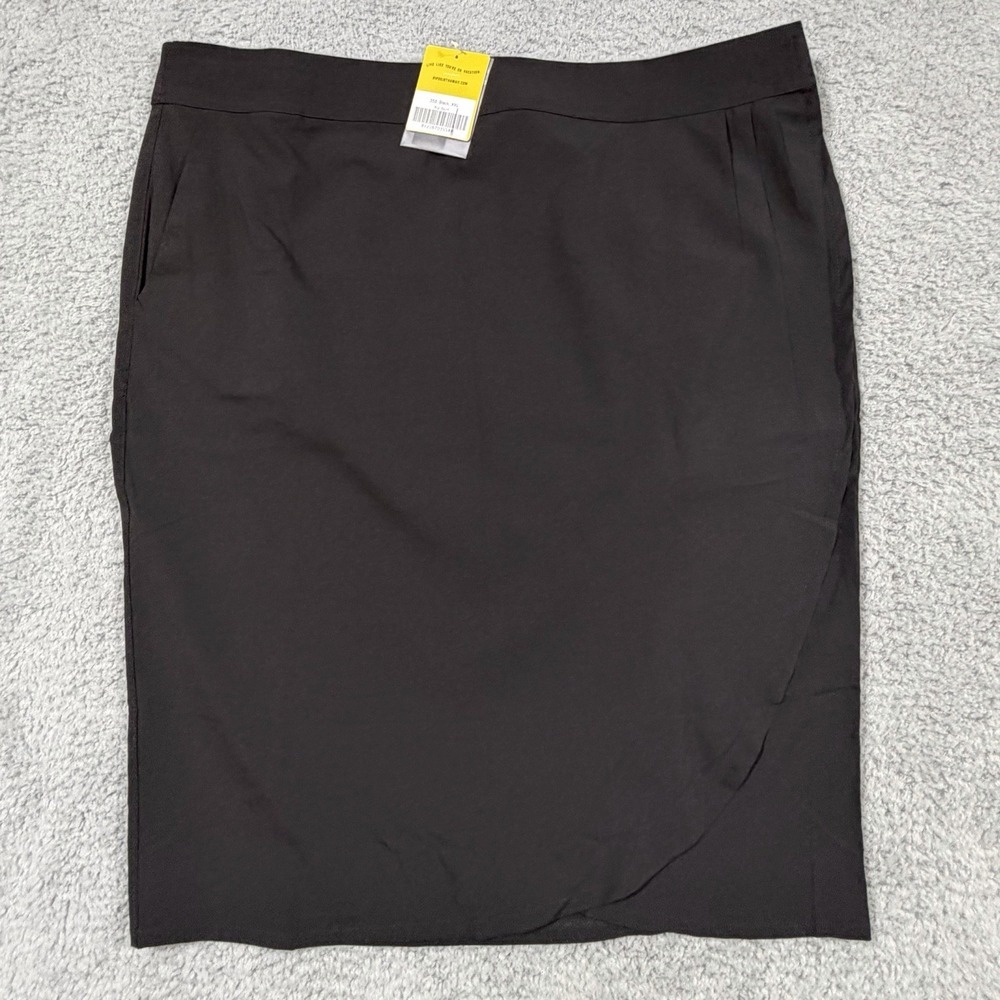RipSkirt Hawaii Wrap Skirt Size XXL 2XL Women Black Pockets Length 3 NWT